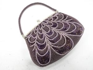 ビーズ　ハンドバッグ